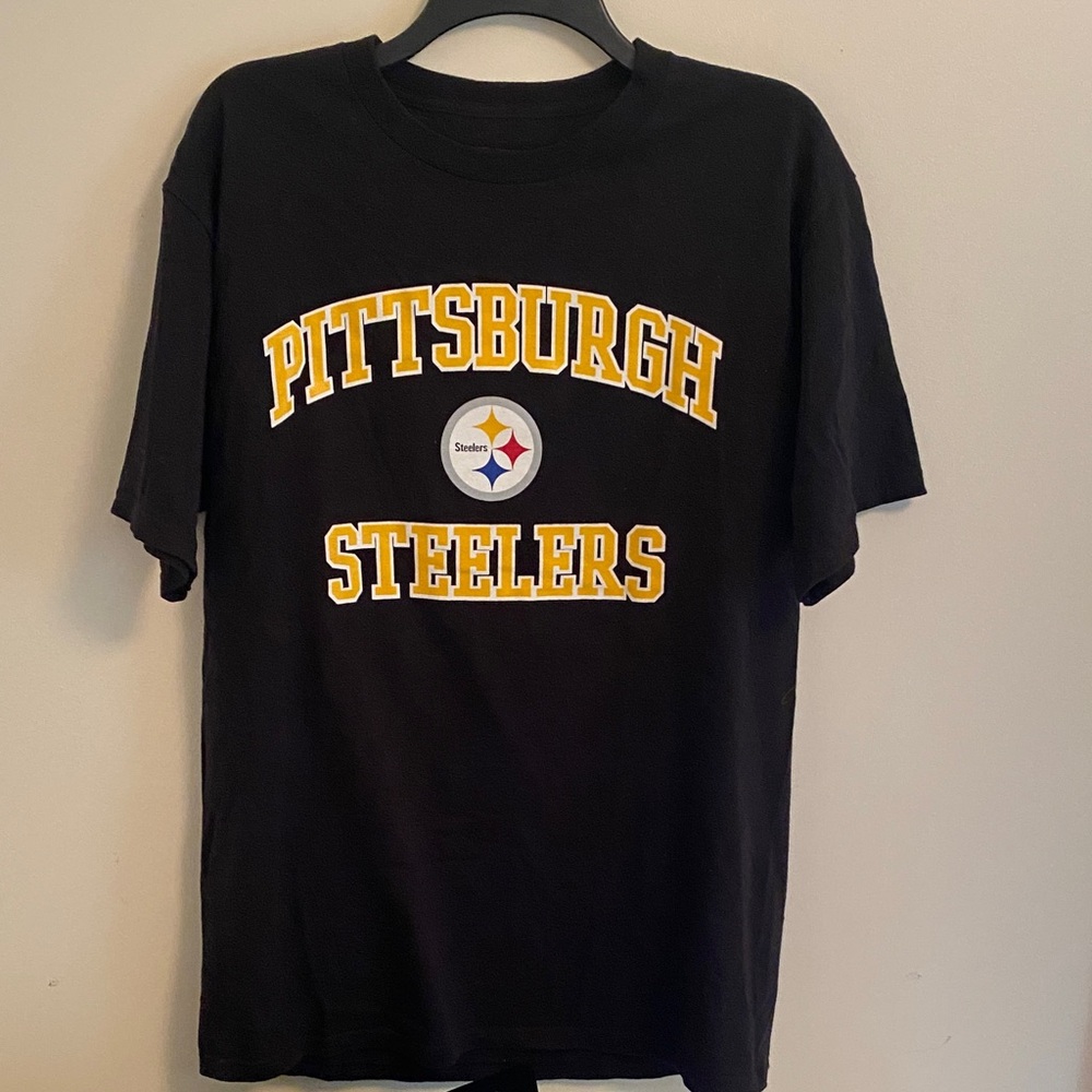 NFL Pittsburgh Steelers Black and Gold Adult Tee